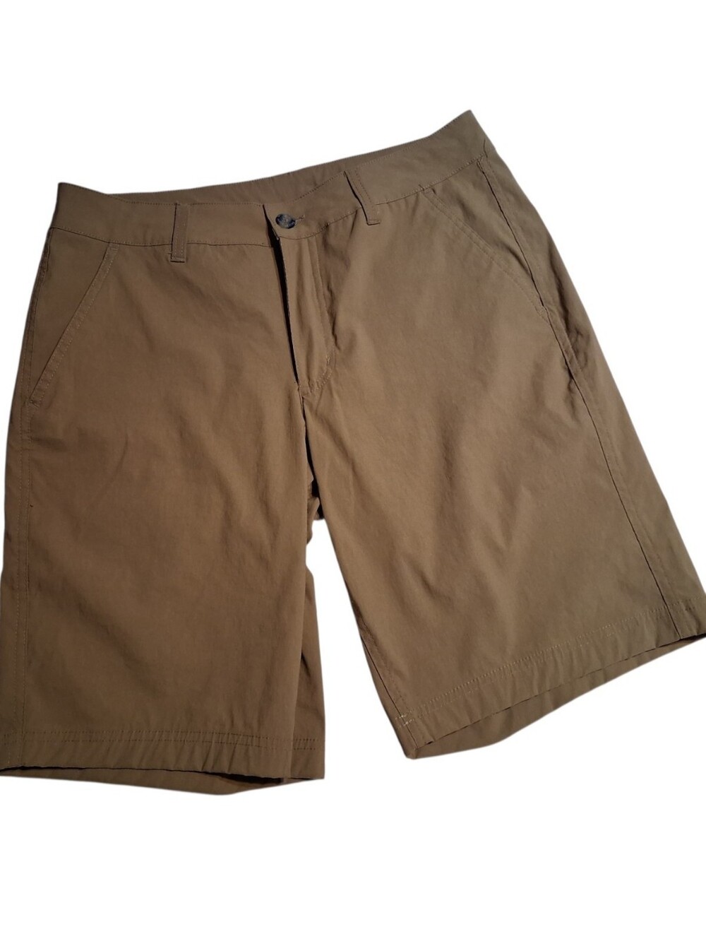 Eddie Bauer Horizon Guide Performance Chino Shorts Men's 30 Tan Khaki Hiking